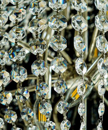 Embrace timeless elegance with our Antique Crystal Empire Chandelier, handcrafted from genuine Bohemian crystal in the Czech Republic.