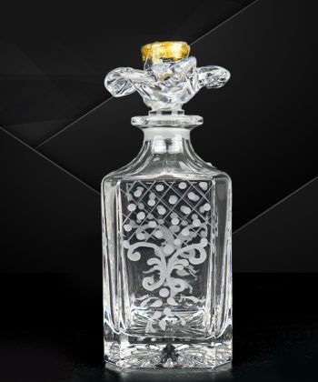 Bohemian Crystal Perfume Bottle & Decanter.