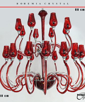 Crystal Red Chandelier S
