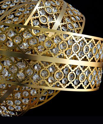 Golden Helenus Metal Pendant Lamp