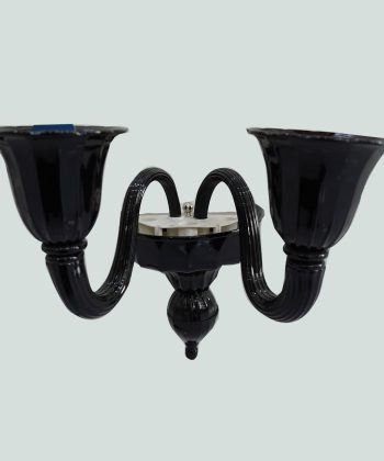 black murano chandelier 3
